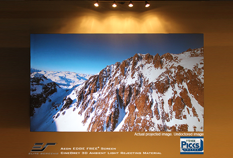 The Difference Between Matte White and the Cinegrey 3D®Ambient Light Rejecting Projector Screen