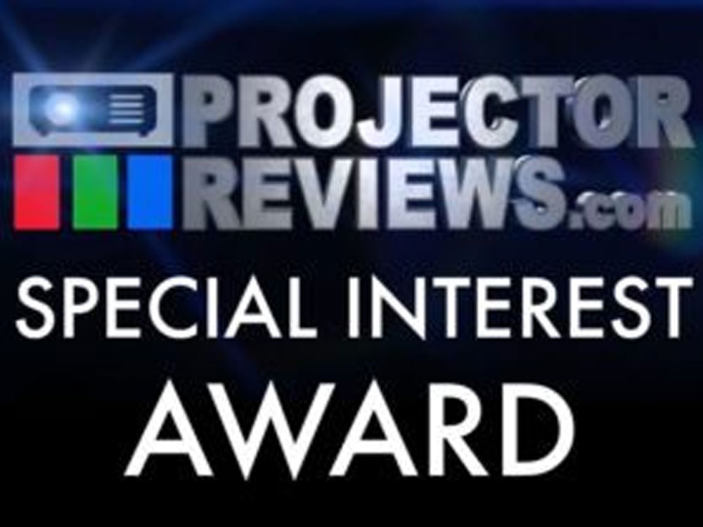 Elite ProAV® Saker Tab-Tension wins the 2019 Special Interest Award from ProjectorReviews.com