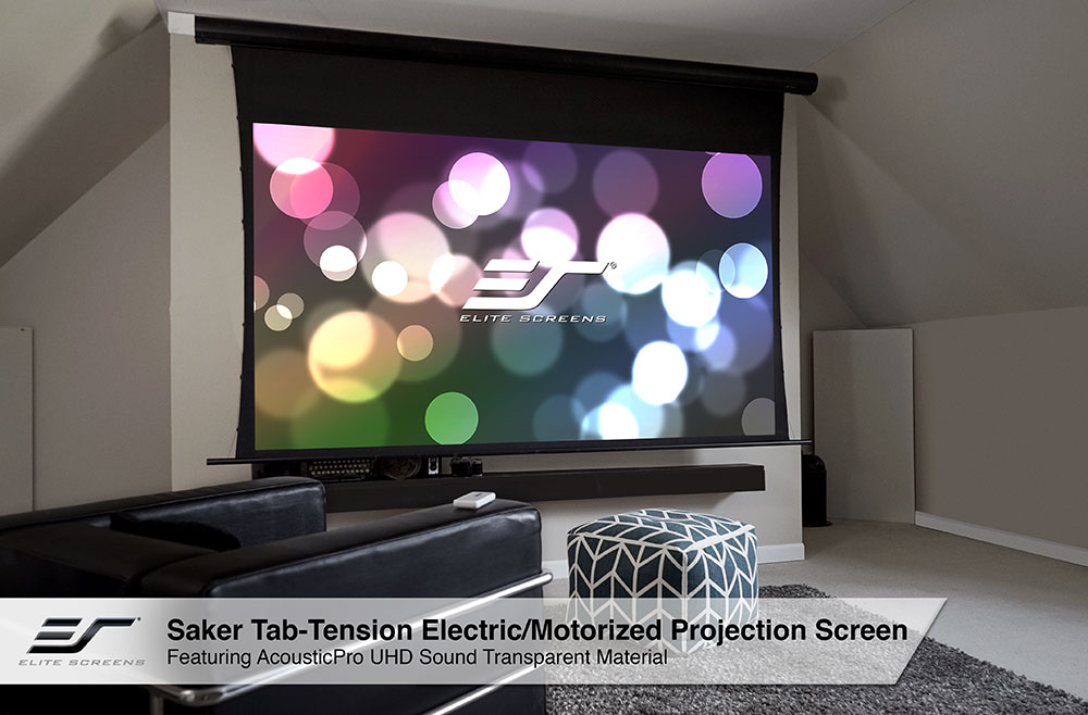 Saker Tab-Tensioned Acoustically Transparent UHD