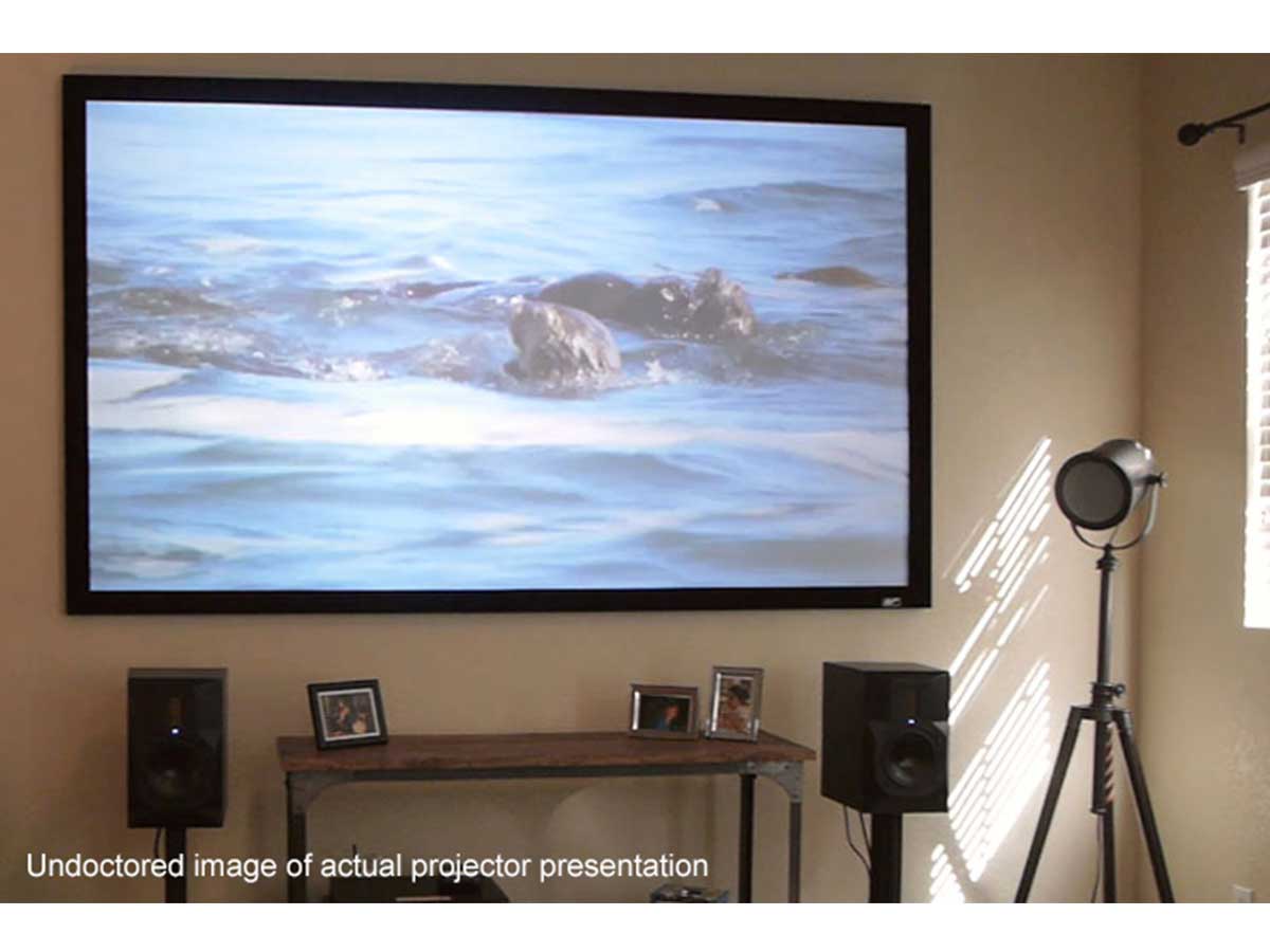 WSR Magazine Product Review: Elite Screens ezFrame Projection Screen With CineGrey 5D®