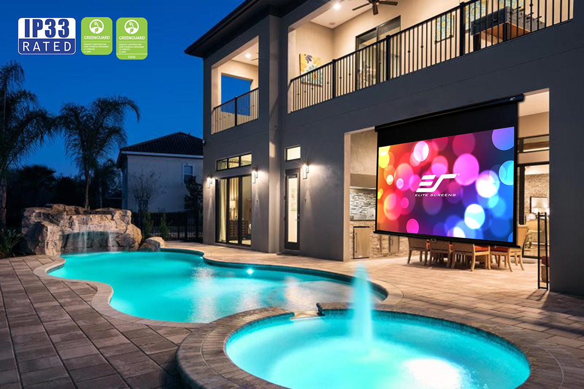 Elite Launches New Outdoor Retractable Projection Screen