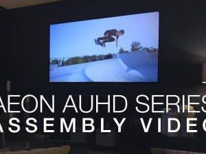 Quality projector screen for immersive home theater experiences.