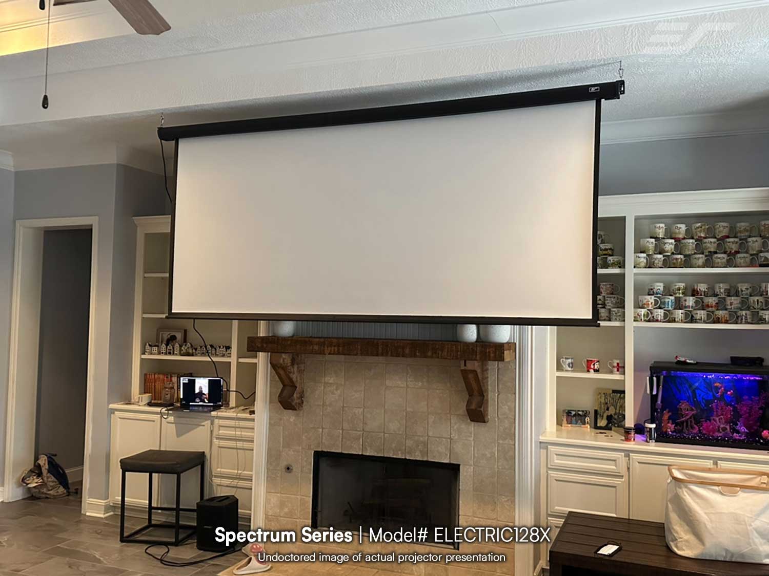 128" Spectrum Electric Motorized Projection Screen