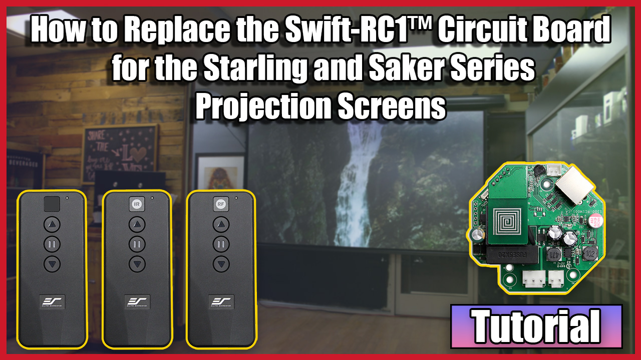 SWIFT-RC1® Kit Replacement for the Starling and Saker Series Projection Screen