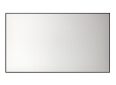 Large white projector screen ideal for home theater and business presentations.