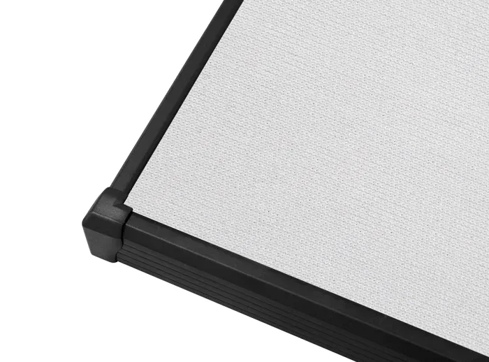 Elite Screens Projector Screen for Home Theater High-quality Elite Screens projector screen with sleek black frame and white surface.
