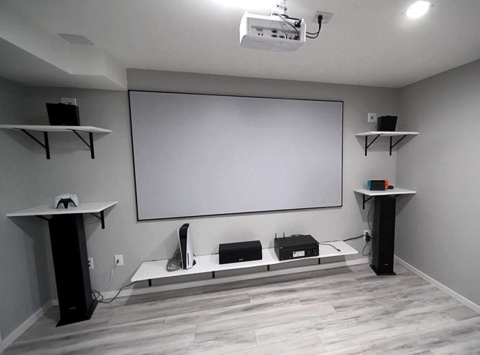 Elite Screens 120" Aeon Series Projection Screen 100" Aeon Series with CineGrey Material Review by Dave’s Tech Reviews