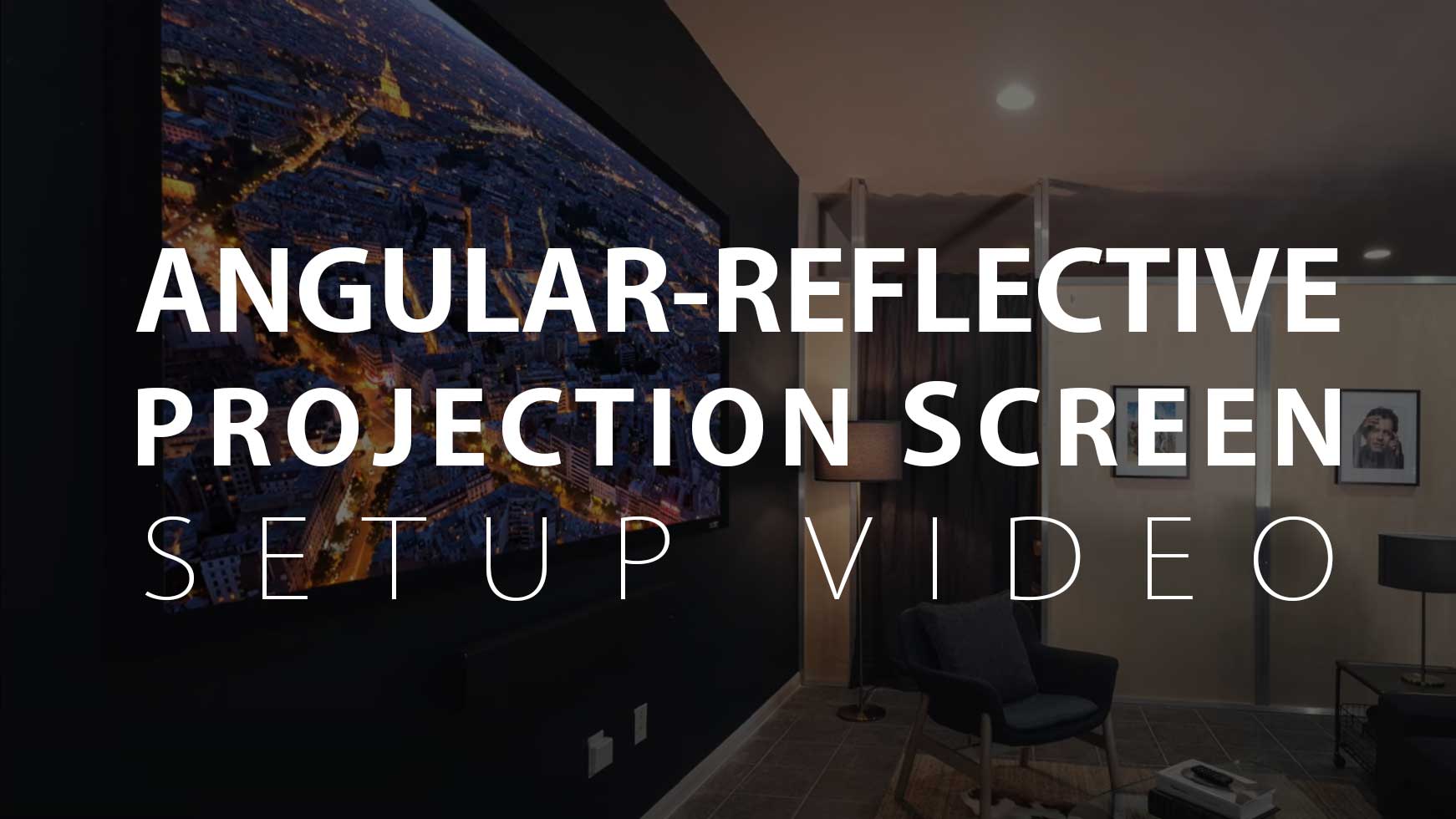 CineGrey 3D/5D Projection Screen Setup Instructions