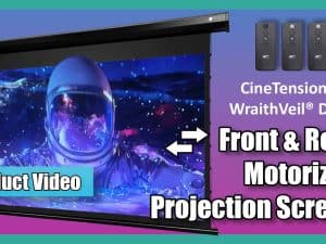 Elite Screens CineTension 3 WraithVeil® Dual – Product Overview