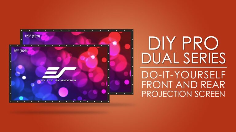 Elite Screens DIY Pro WraithVeil Dual Front/Rear Projection Screen Product Video