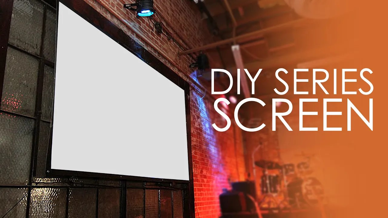 DIY Outdoor Movie Screen Product Video