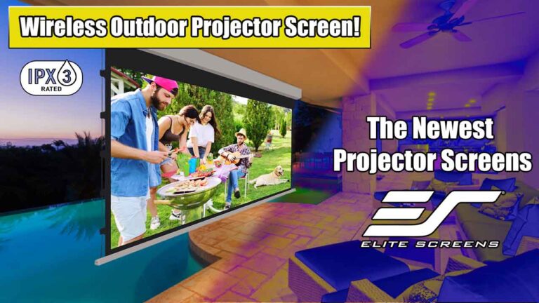 Wireless Outdoor Projector Screen Review 2023 l Ultimate Freedom