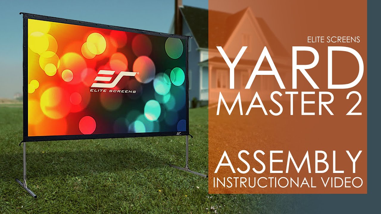 Elite Screens Yard Master 2 Outdoor Projection Screen Setup & Assembly
