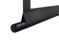 Durable black projector screen frame support for easy installation.