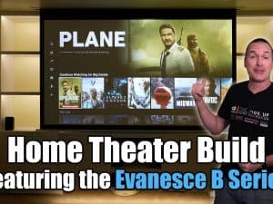 Quality Evanesce B Series projector screen for home theater setups. Perfect for immersive movie expe.