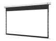 Motorized projector screen for home theater and presentations.