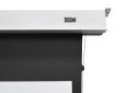 High-quality wall-mounted projector screen for home theater and presentations.