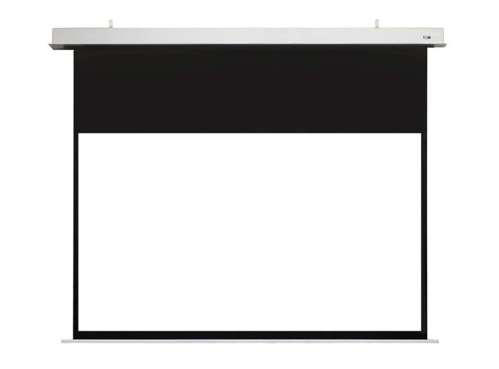 Elite Screens Motorized Projector Screen Motorized projector screen for home theater and presentations.