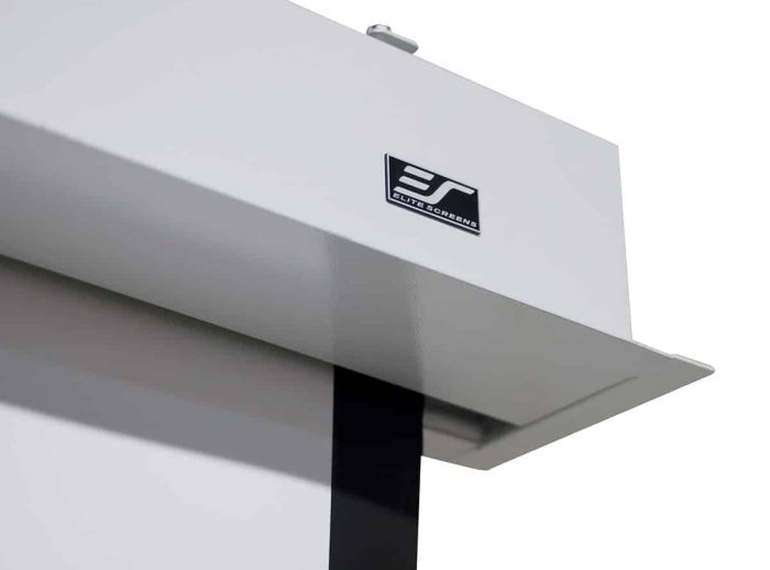 Elite Screens Motorized Projector Screen High-quality motorized projector screen for home and business use.