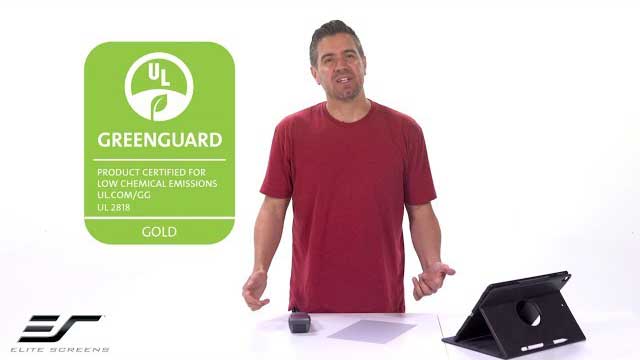 Elite Screens GreenGuard® Certification - Improving Human Health and Quality of Life Elite Screens GreenGuard® Certification