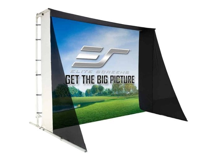 High-quality outdoor projector screen by Elite Screens for home theater and presentations.