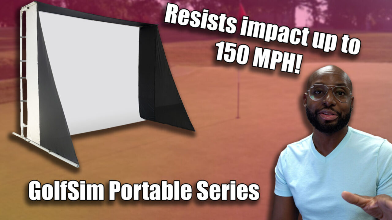 Golf Anytime, Anywhere: Elite Screens’ GolfSim Portable ImpactWhite® 350 Unleashed!