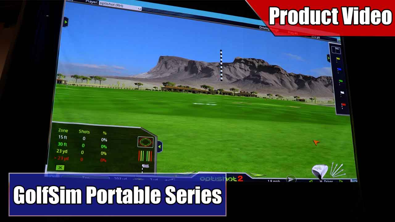 GolfSim Portable Series Experience Golf Like Never Before!
