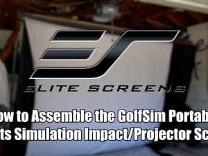 How to Assemble the GolfSim Portable Sports Simulation/Projector Screen
