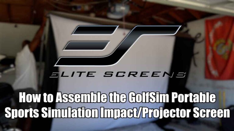 How to Assemble the GolfSim Portable Sports Simulation/Projector Screen