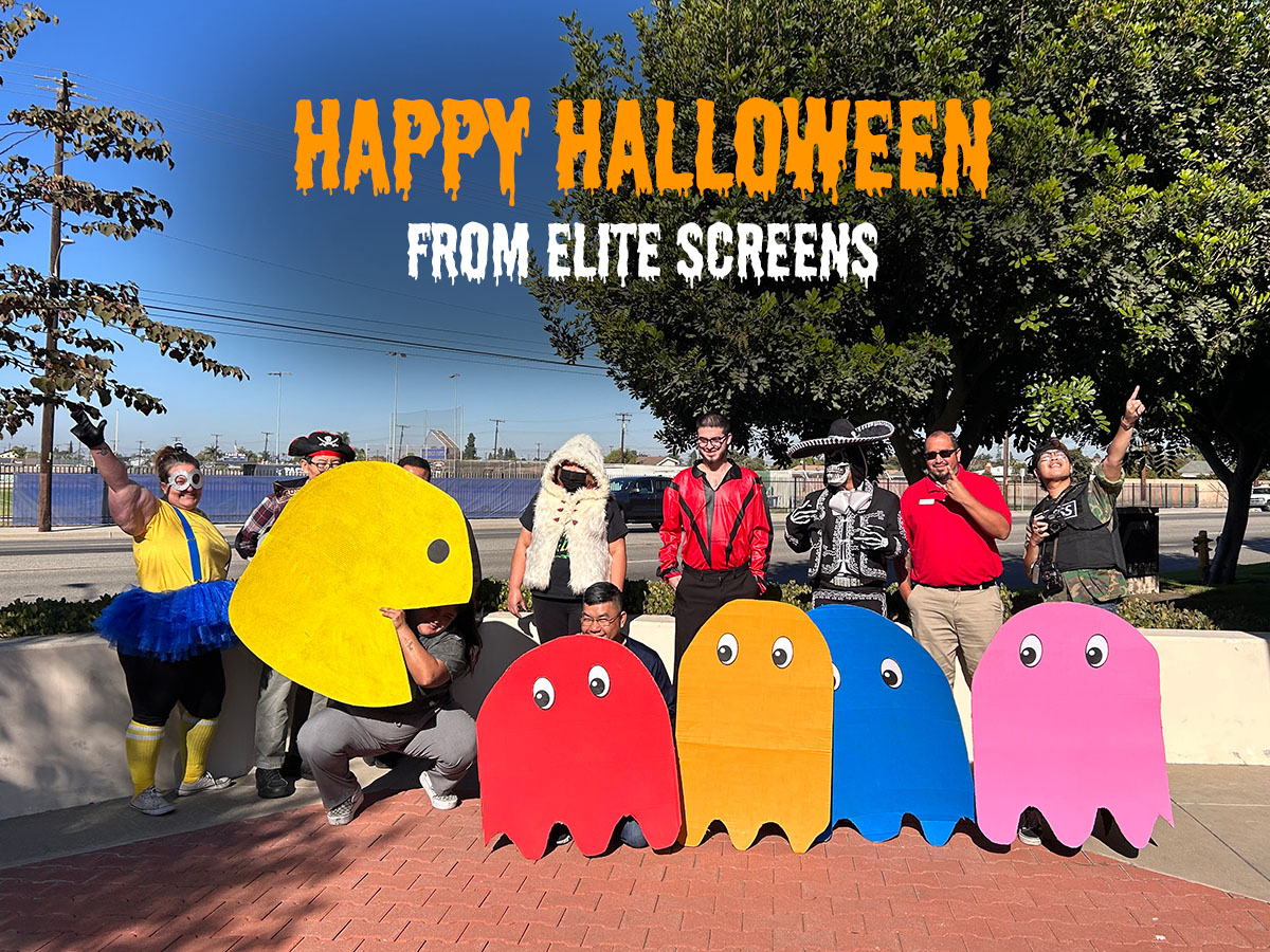 Company Events & Sponsorships Happy Halloween 2024 from Elite Screens