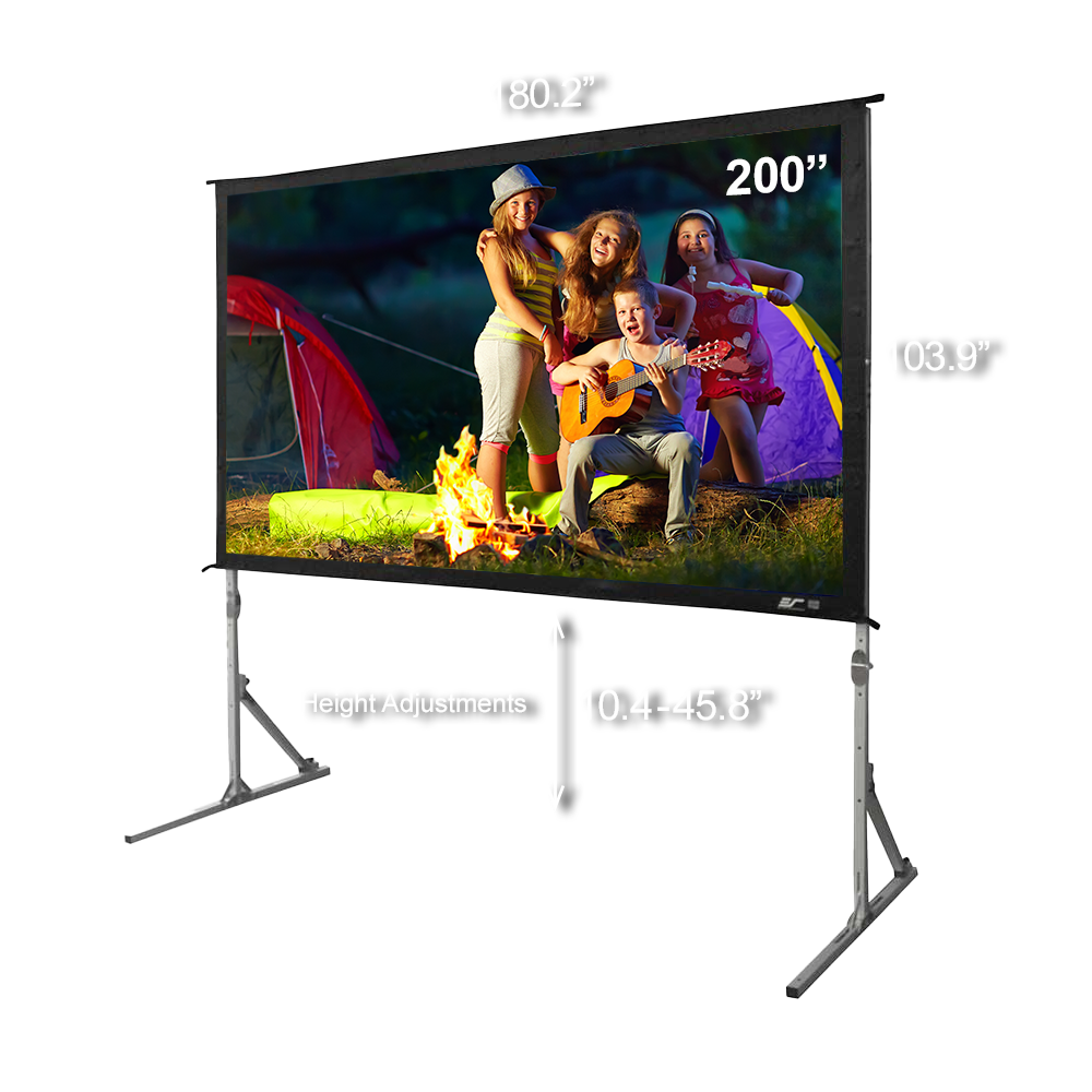 Portable Indoor/Outdoor Folding Frame projection screen Yard Master Plus Series