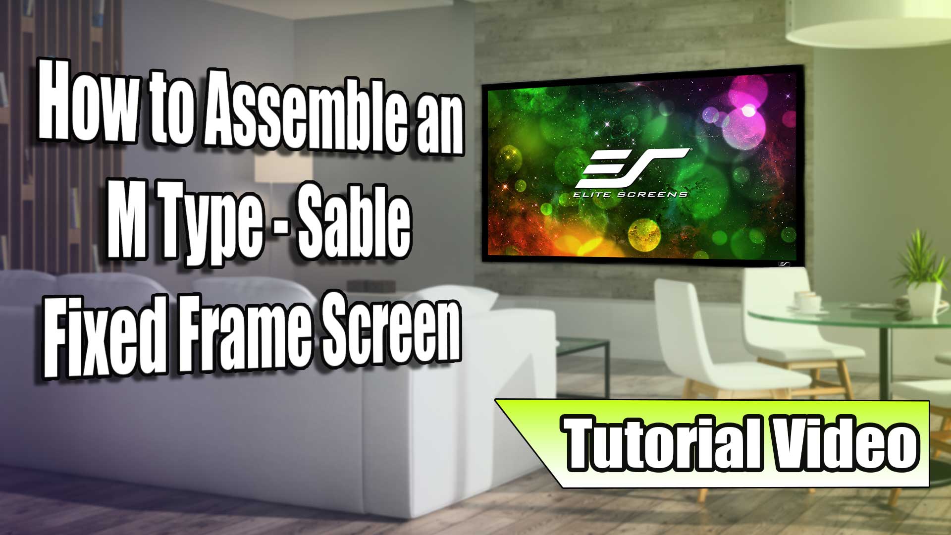 how to assemble an m type sable fixed frame