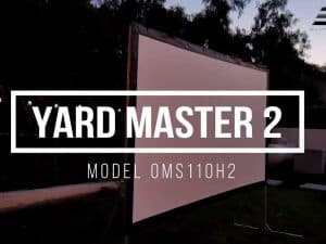 Yard Master 2 Series outdoor projector screen for home theater and presentations.
