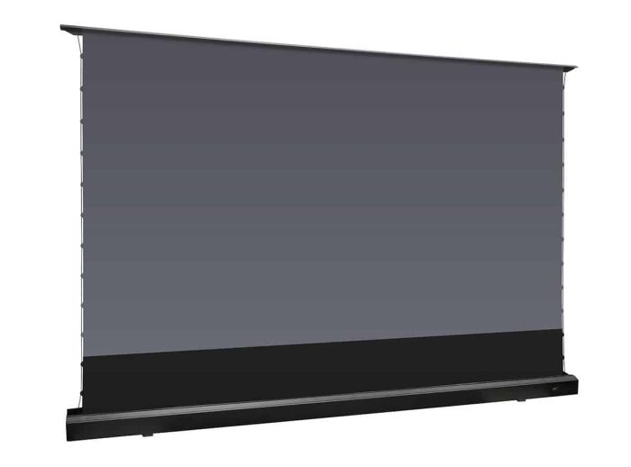 Elite Screens Motorized Projector Screen Motorized projector screen for home theater and presentations.