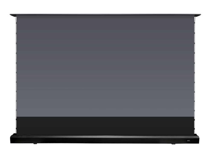 Projection Screen with Motorized Roll-up Mechanism for Presentations and Home Theater Motorized projection screen for home theater and business presentations, easy to install and operate.