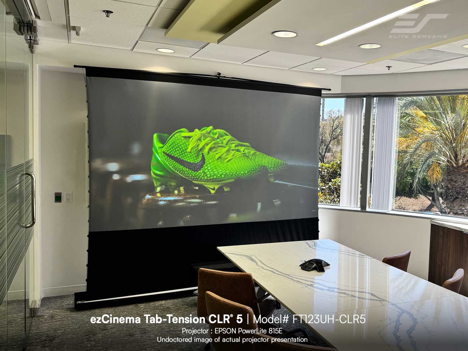 123" ezCinema Tab-Tension CLR 5 Portable CLR / ALR Projector Screen | Meeting Room & Board Room
