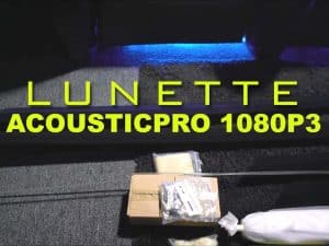 Lunette Series projector screen for home theater and presentations.