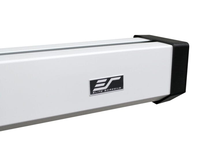 Elite Screens Projector Screen Motorized Model Motorized projector screen by Elite Screens for home and business use.