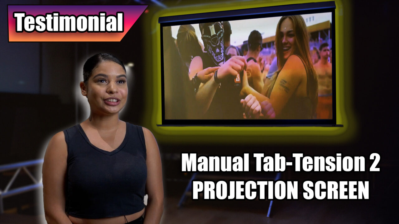 Manual Tab-Tension 2 Projection Screen Testimonial