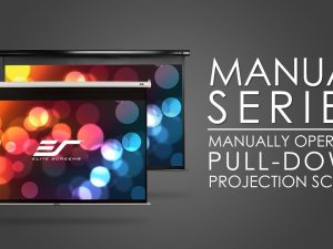 Manual Series – Manually Operated Pull-Down Projection Screen