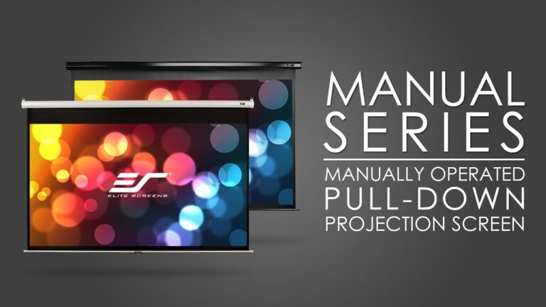 Manual Series – Manually Operated Pull-Down Projection Screen