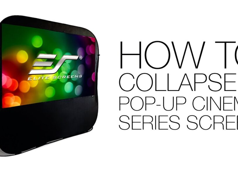 Pop-Up Cinema Series - Collapsing the Screen How To