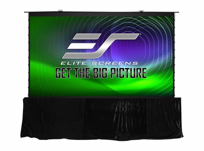 Elite Screens Projector Screens Elite Screens large projector screen for presentations and home theaters.