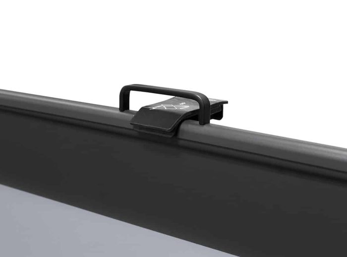 Elite Screens Portable Projector Screen with Carry Handle Portable projector screen with handle for easy transport and setup.