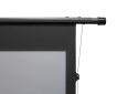 Motorized projector screen for home theater and presentations.