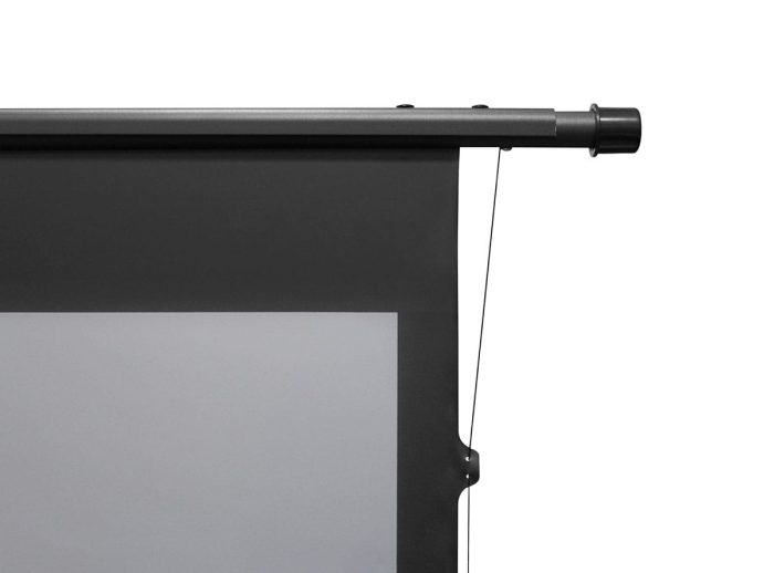 Elite Screens Motorized Projector Screen Motorized projector screen for home theater and presentations.