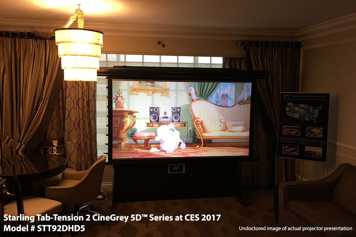 Starling Tab-Tension 2 CineGrey 5D® Series at CES 2017
