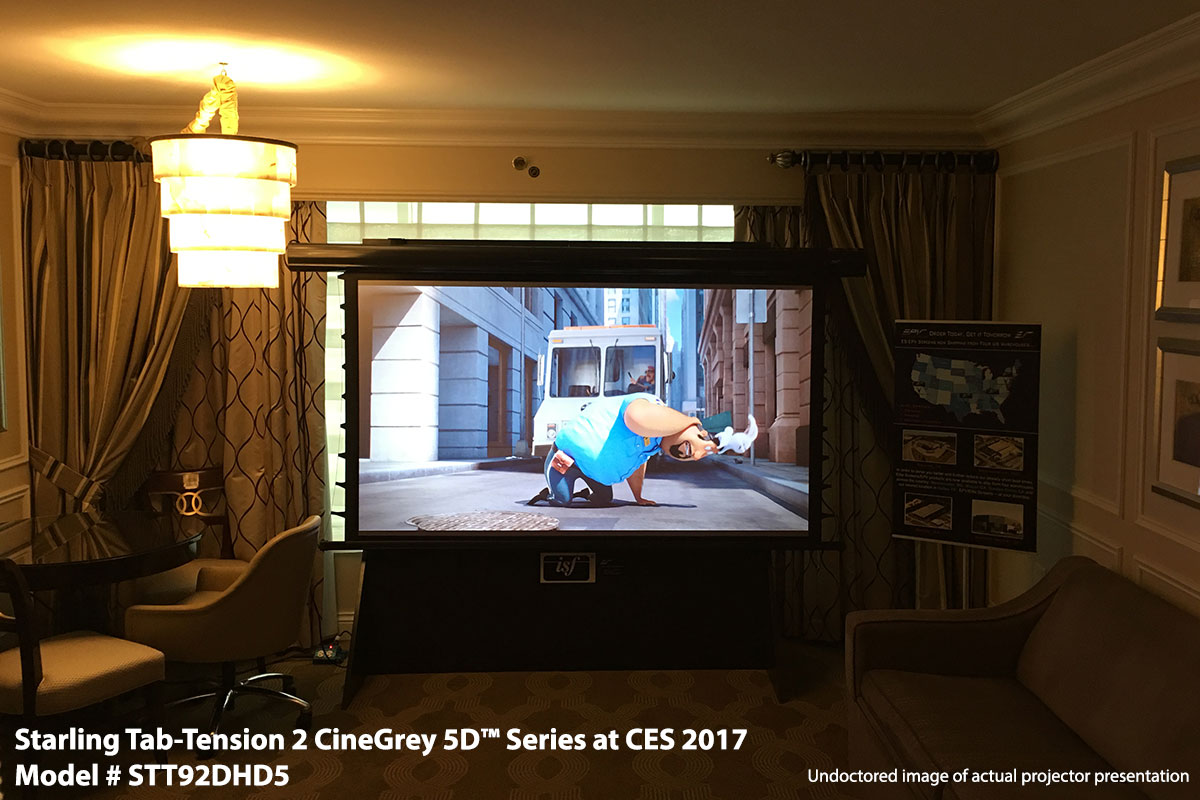 Starling Tab-Tension 2 CineGrey 5D® Series at CES 2017
