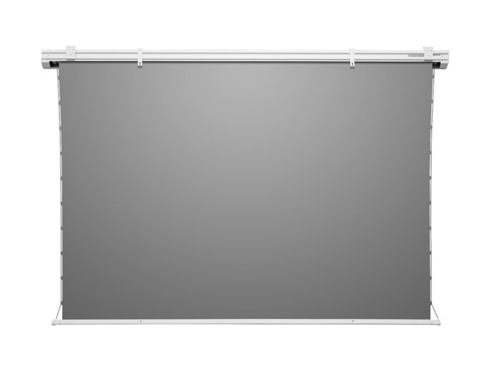 STT_CG4D_AT_Backing 110" Starling Tab-Tension CineGrey 4D AT Electric ALR / CLR® Acoustic Transparent Tab-Tensioned Projection Screen