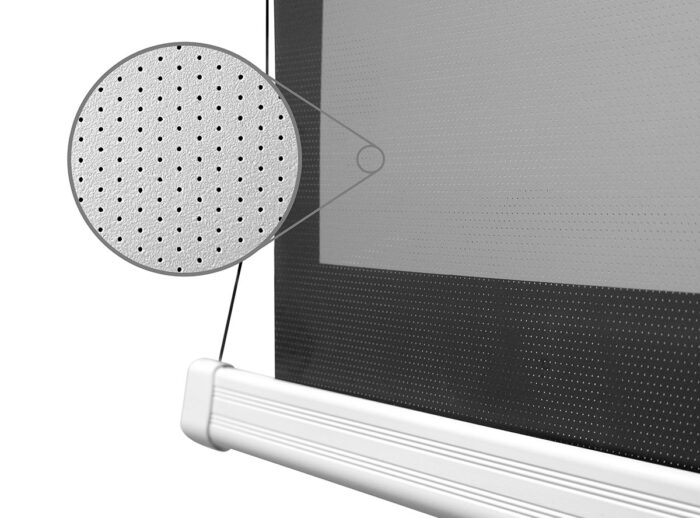 STT_CG4D_AT_WeightBar_Material 110" Starling Tab-Tension CineGrey 4D AT Electric ALR / CLR® Acoustic Transparent Tab-Tensioned Projection Screen